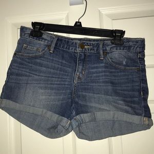 Blue jean shorts